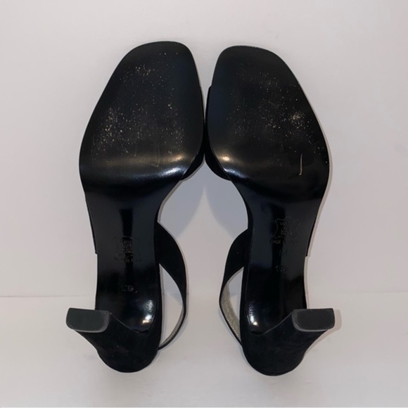 Vera Wang black suede heels - Picture 7 of 8